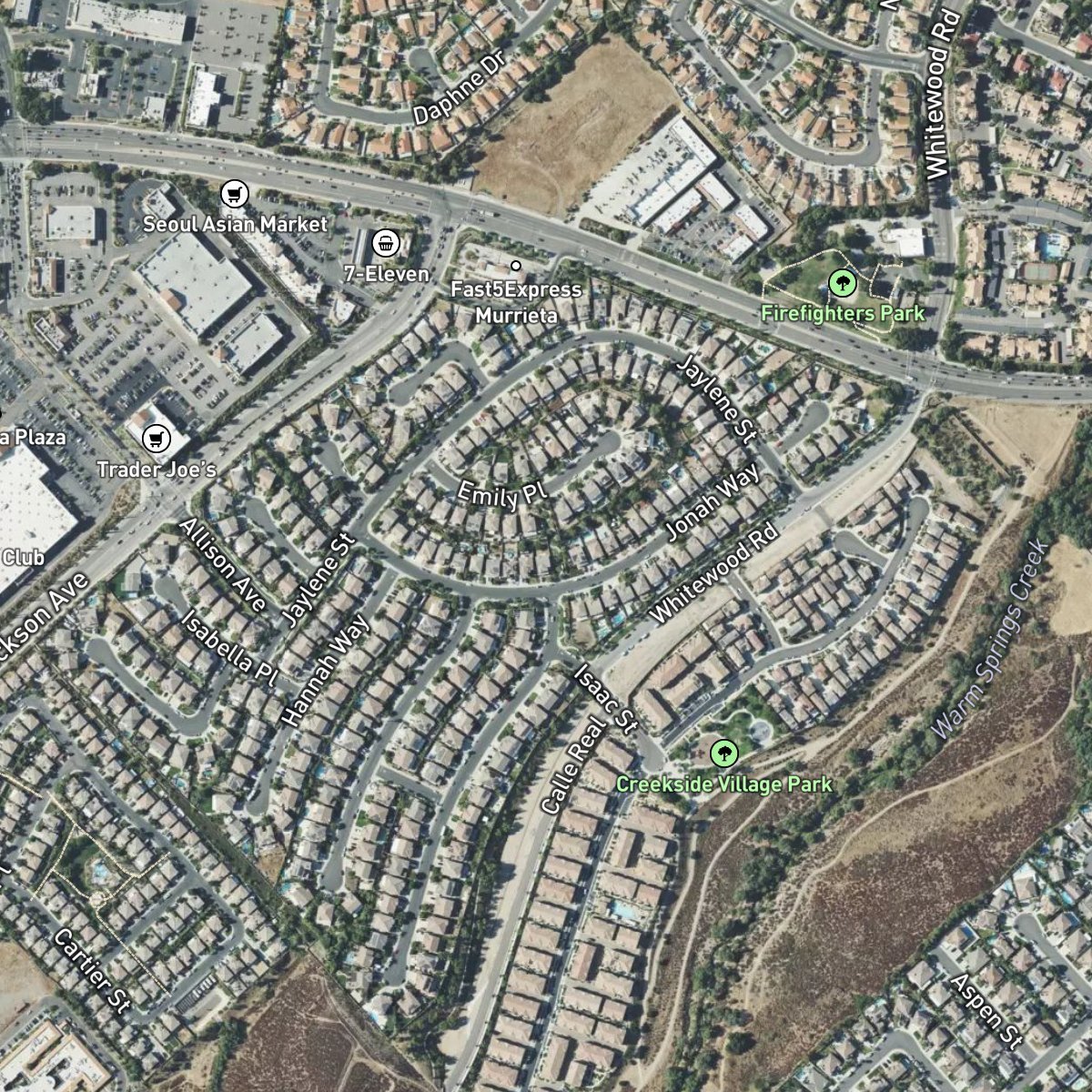 Satellite map at the waypoint